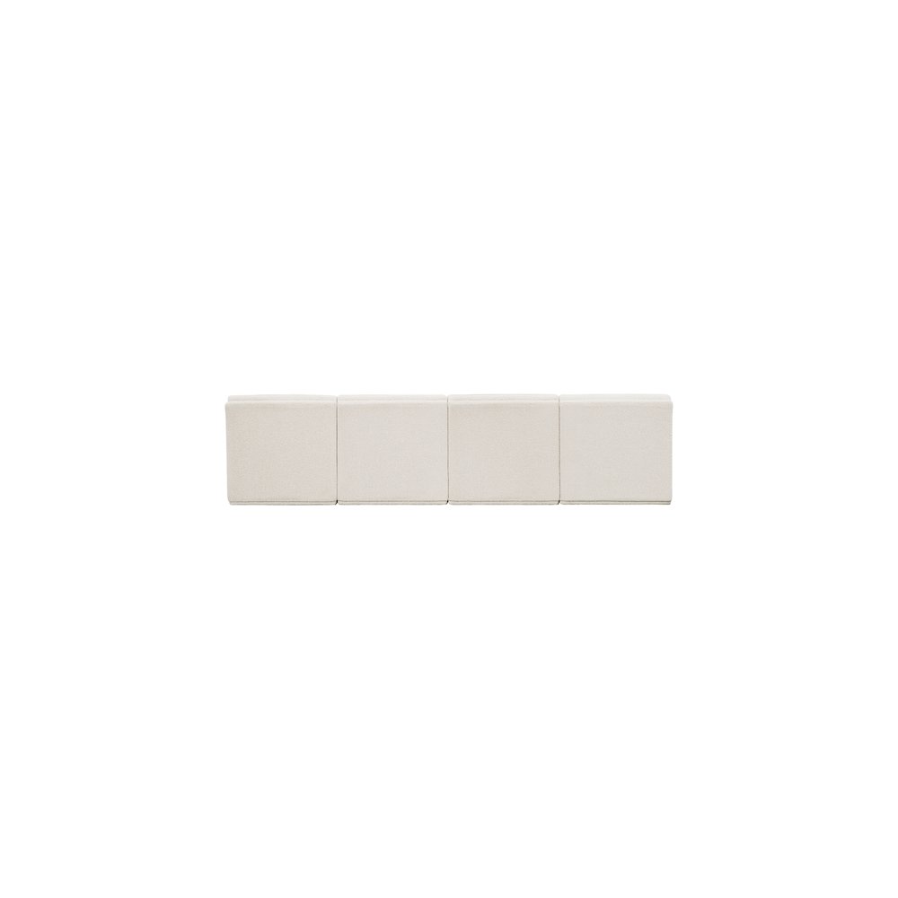 Ollie Cream Boucle Fabric Modular Sofa. Picture 3