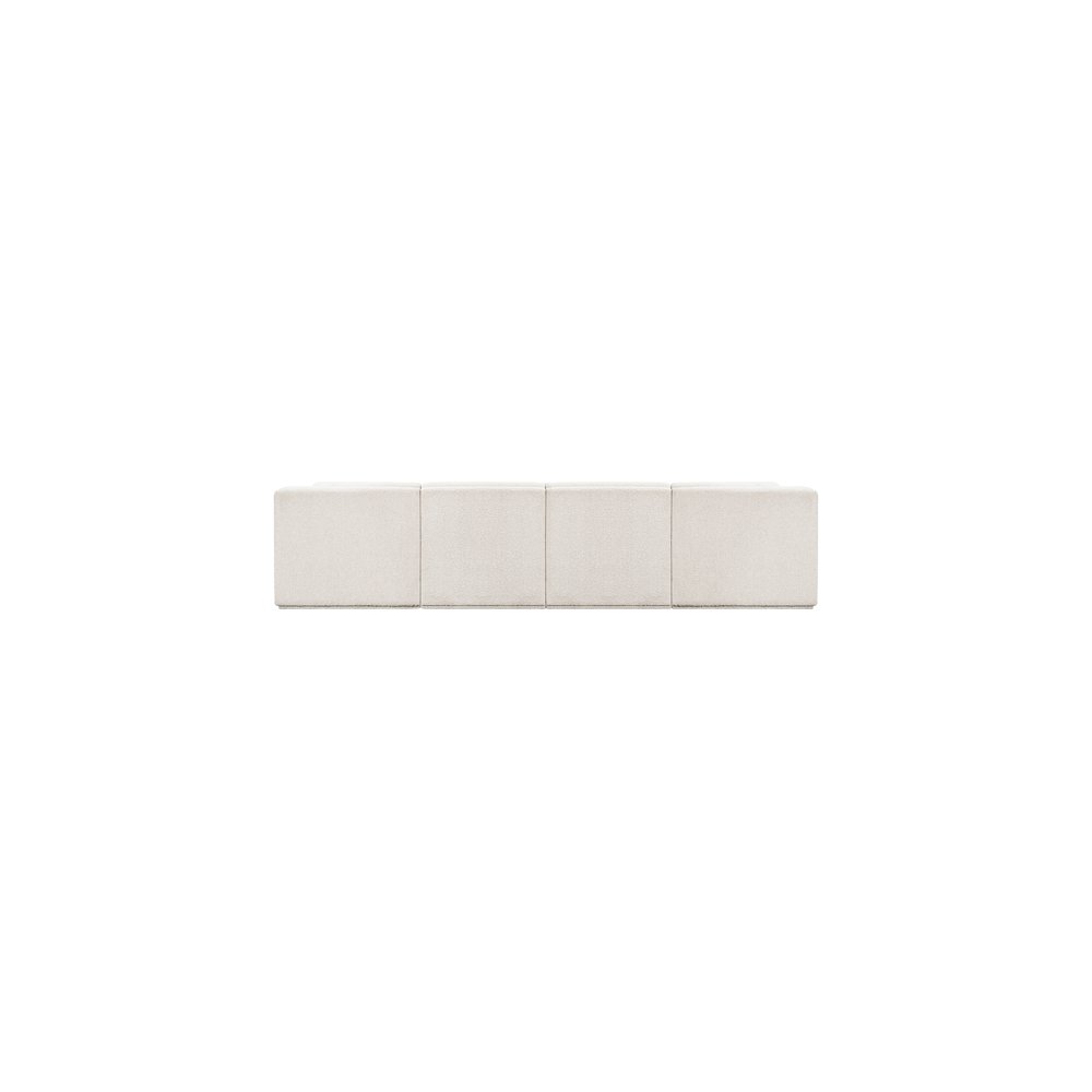 Ollie Cream Boucle Fabric Modular Sofa. Picture 3