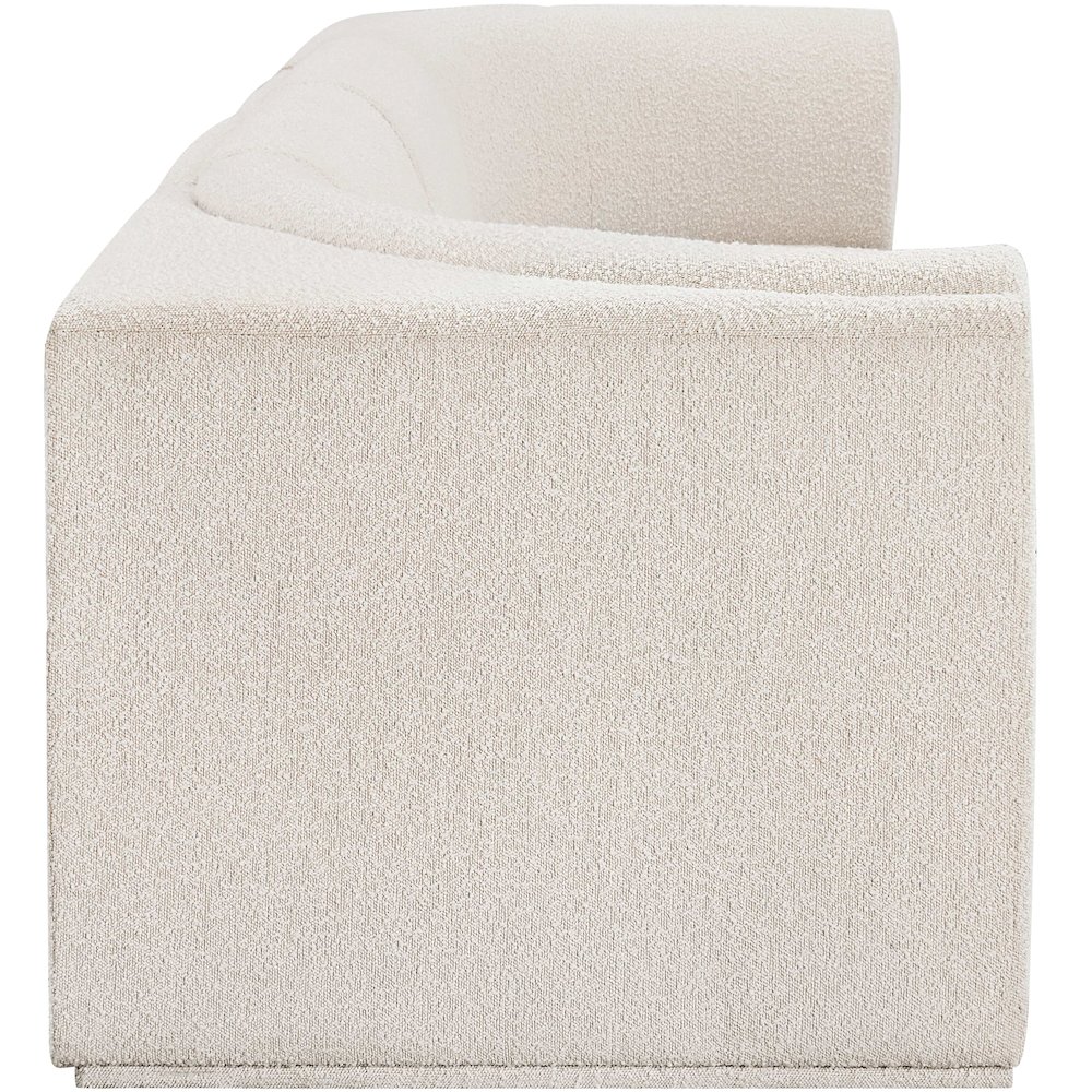 Ollie Cream Boucle Fabric Modular Sofa. Picture 7