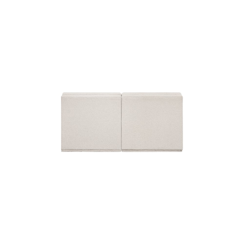 Ollie Cream Boucle Fabric Modular Sofa. Picture 3