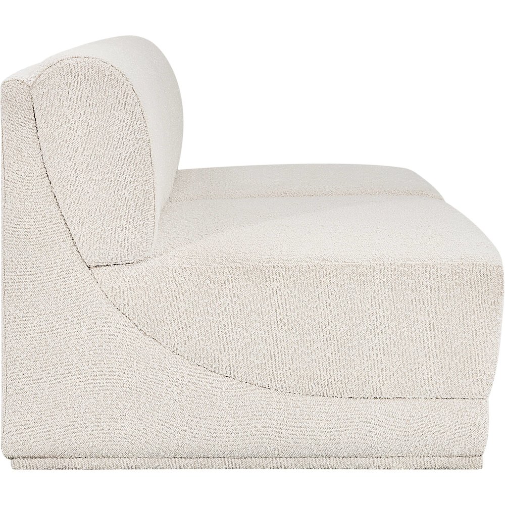 Ollie Cream Boucle Fabric Modular Sofa. Picture 6