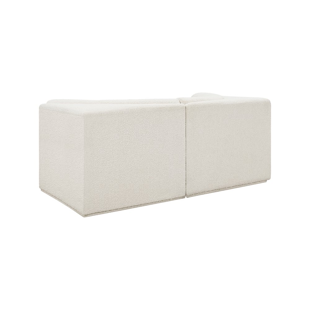 Ollie Cream Boucle Fabric Modular Sofa. Picture 4