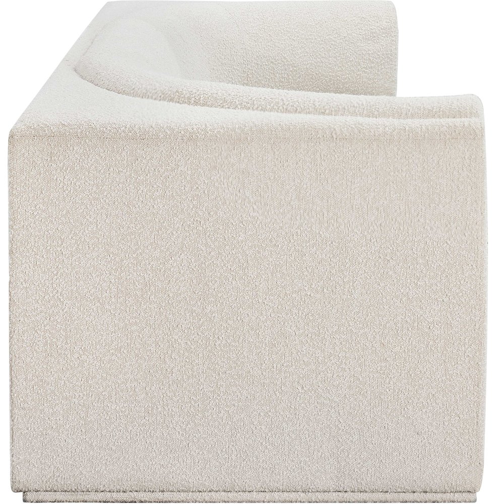 Ollie Cream Boucle Fabric Modular Sofa. Picture 7