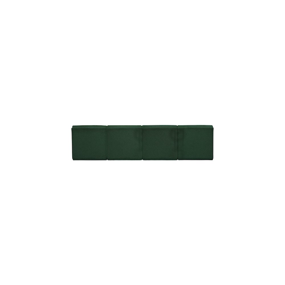Ollie Green Boucle Fabric Modular Sofa. Picture 3