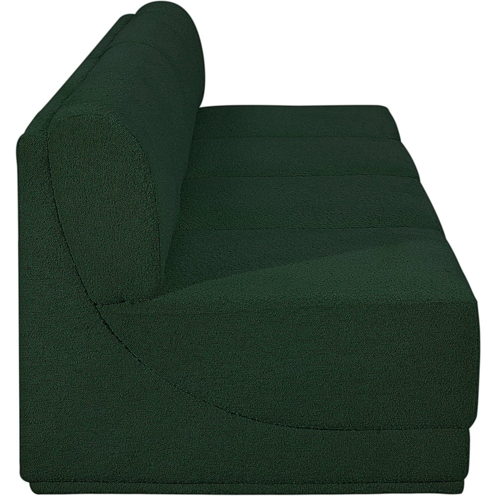 Ollie Green Boucle Fabric Modular Sofa. Picture 6