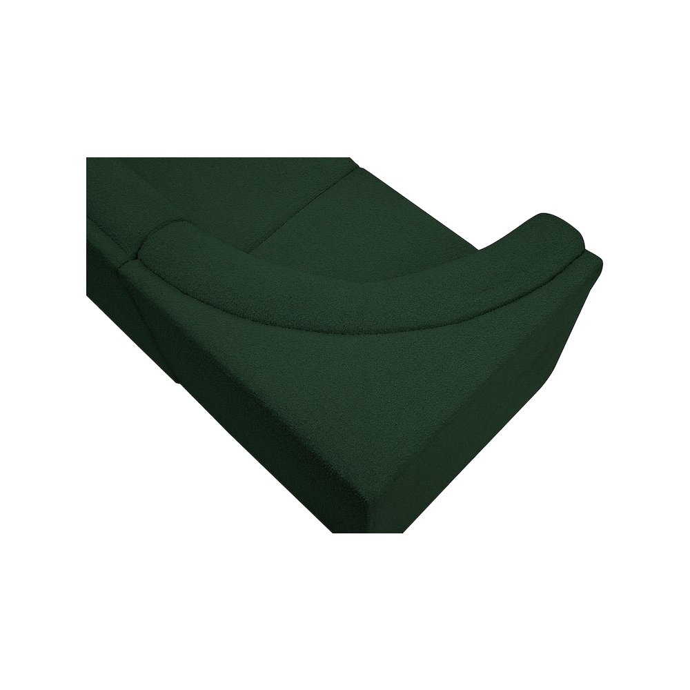 Ollie Green Boucle Fabric Modular Sofa. Picture 10