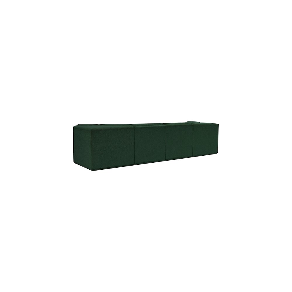 Ollie Green Boucle Fabric Modular Sofa. Picture 4