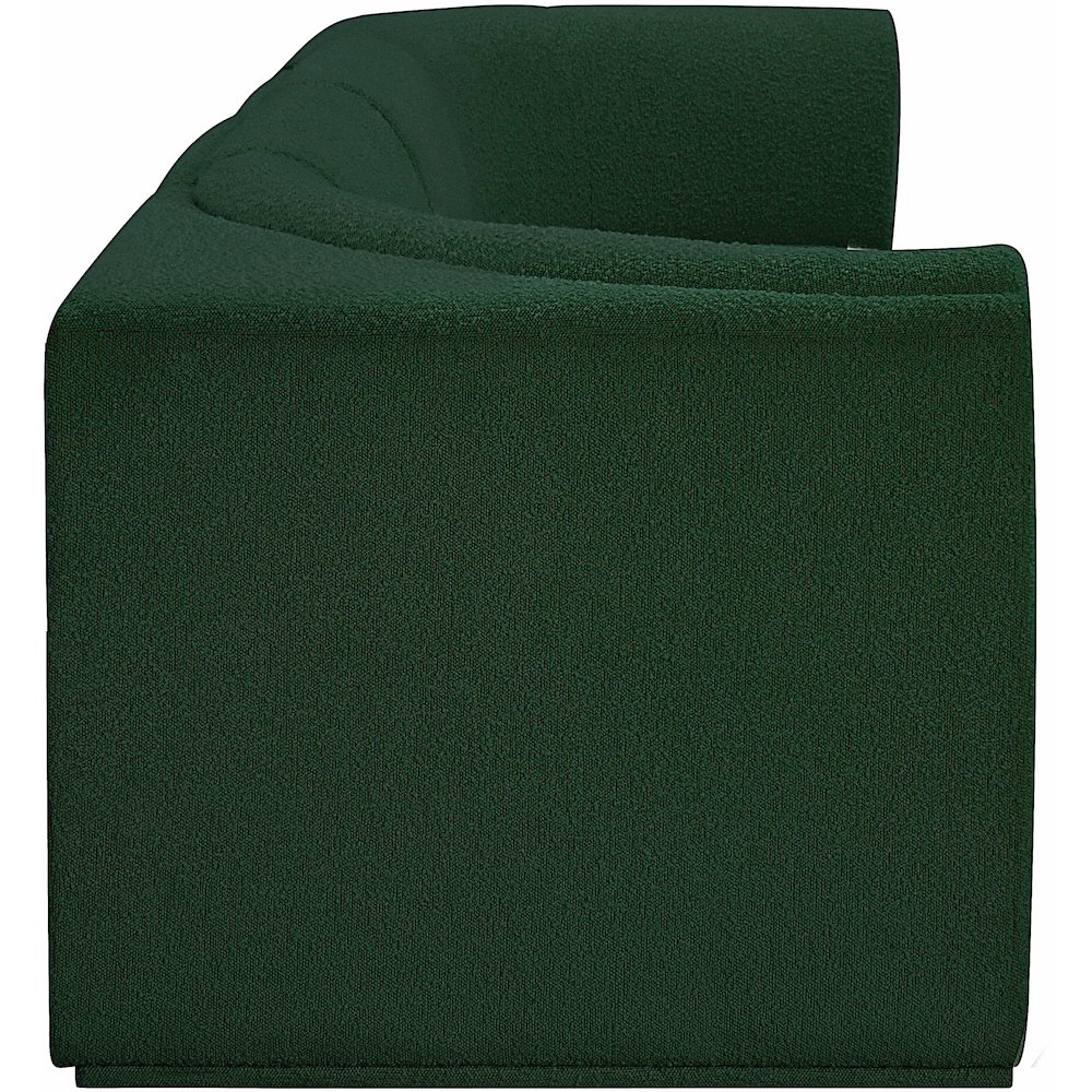 Ollie Green Boucle Fabric Modular Sofa. Picture 7