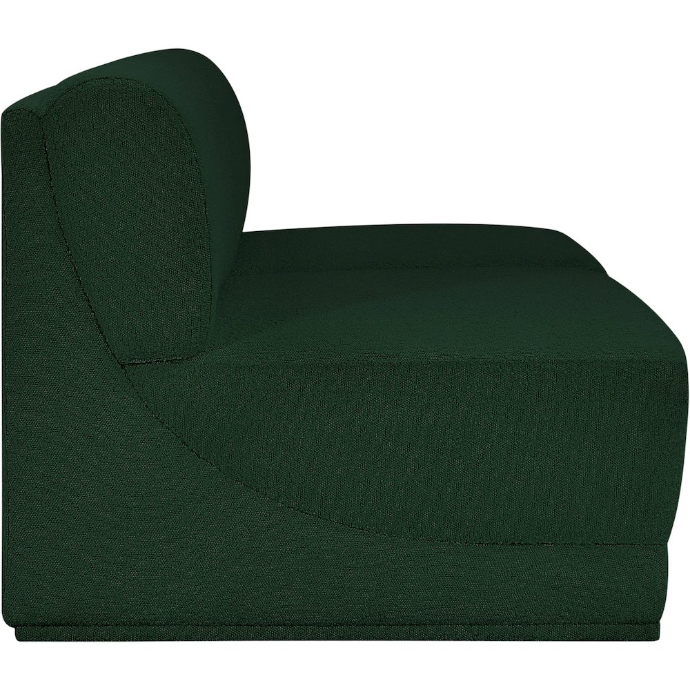 Ollie Green Boucle Fabric Modular Sofa. Picture 6