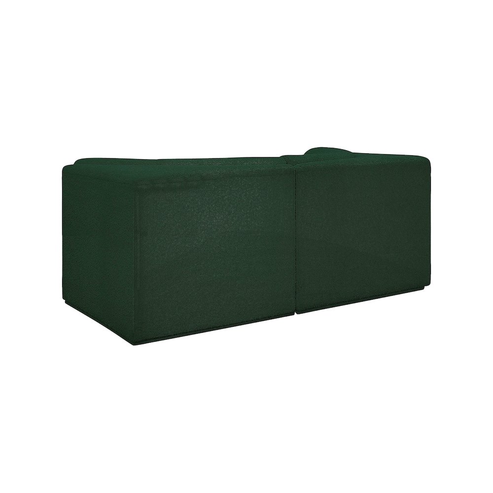 Ollie Green Boucle Fabric Modular Sofa. Picture 4