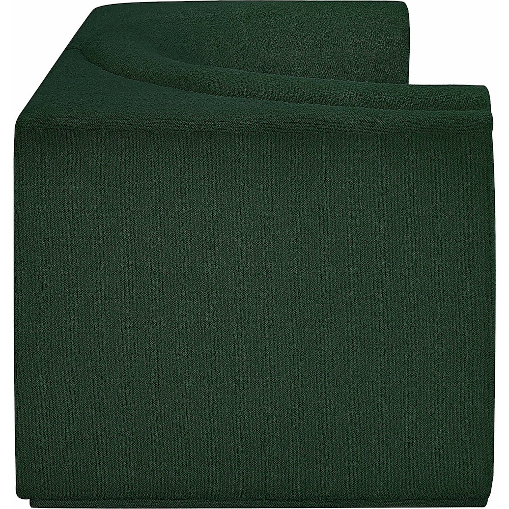 Ollie Green Boucle Fabric Modular Sofa. Picture 7