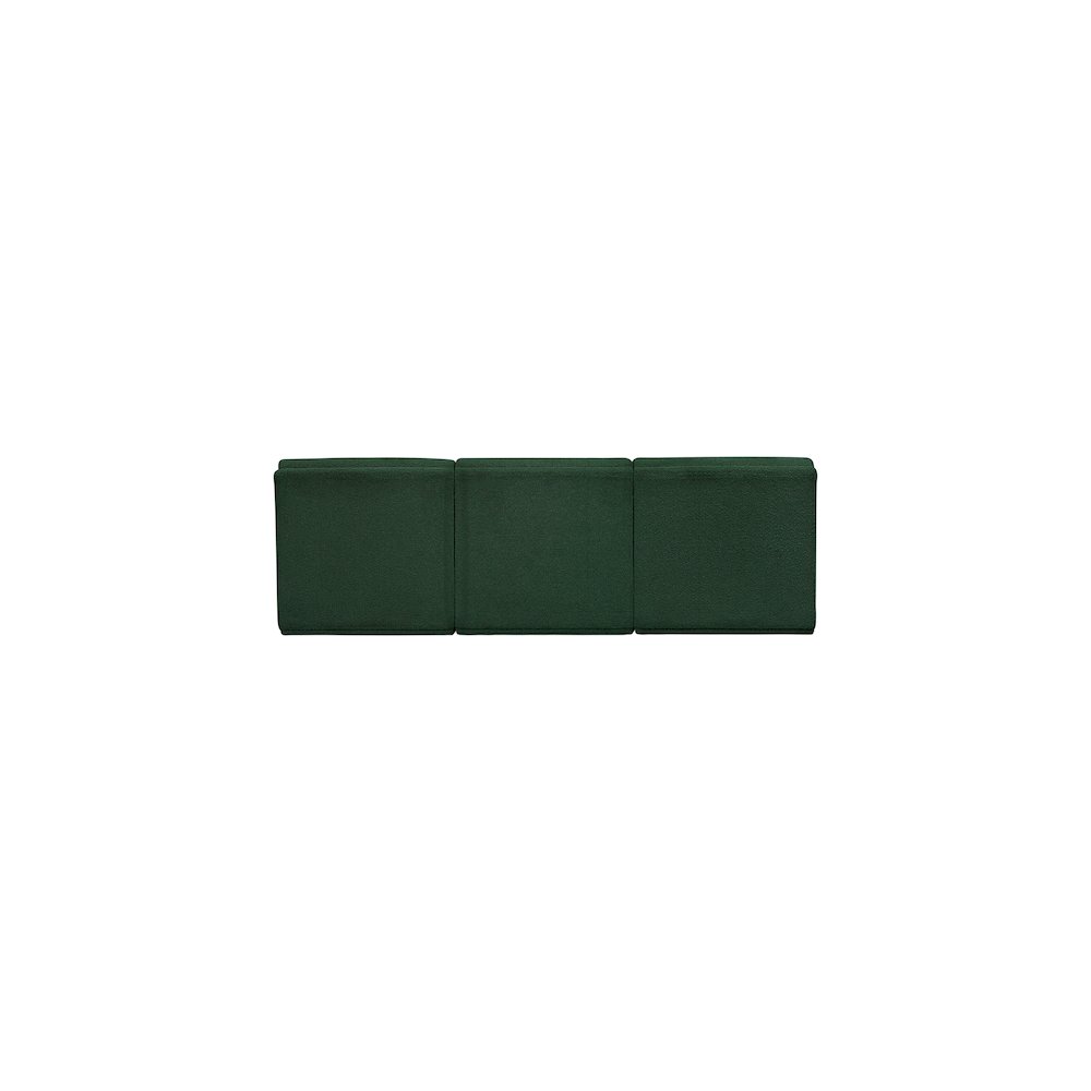 Ollie Green Boucle Fabric Modular Sofa. Picture 3
