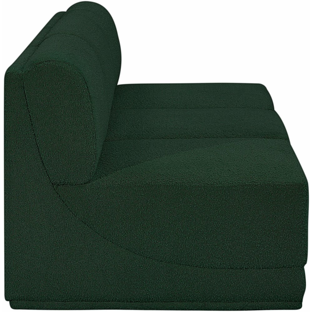 Ollie Green Boucle Fabric Modular Sofa. Picture 6
