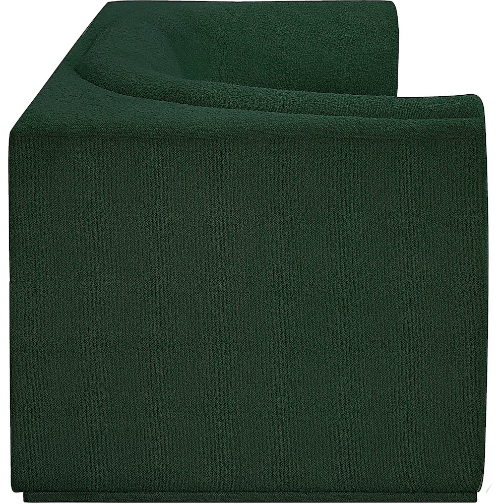 Ollie Green Boucle Fabric Modular Sofa. Picture 7