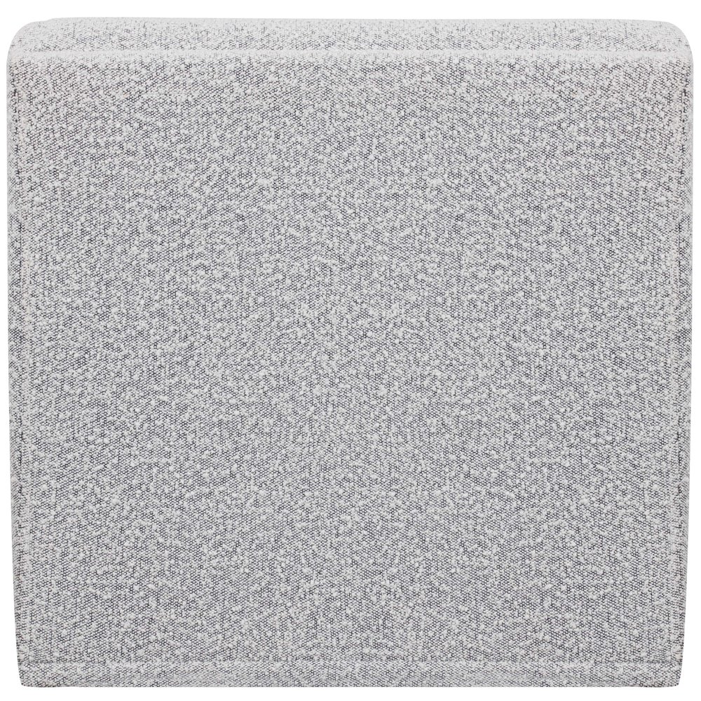 Ollie Grey Boucle Fabric Armless. Picture 3