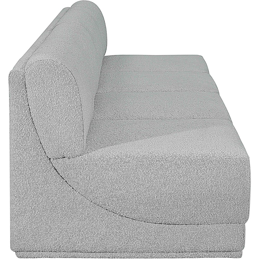 Ollie Grey Boucle Fabric Modular Sofa. Picture 6