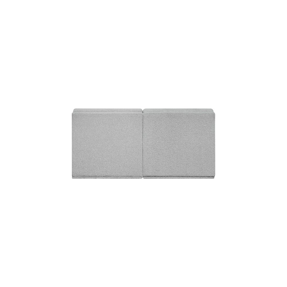 Ollie Grey Boucle Fabric Modular Sofa. Picture 3