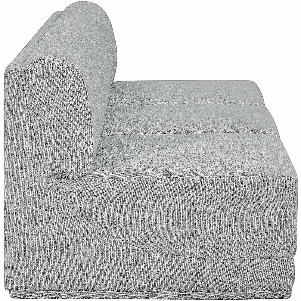 Ollie Grey Boucle Fabric Modular Sofa. Picture 6
