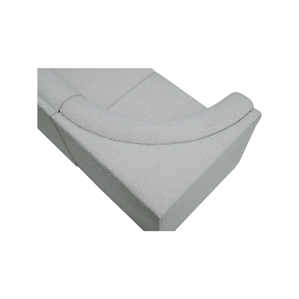 Ollie Grey Boucle Fabric Modular Sectional. Picture 11