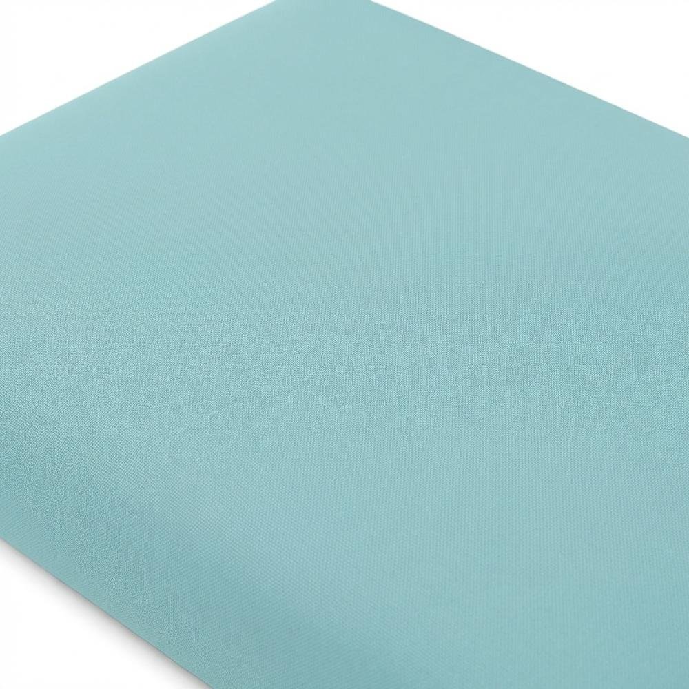Blue Fabric Outdoor Chair With Cushioned Seat And Teak Finish. Picture 5
