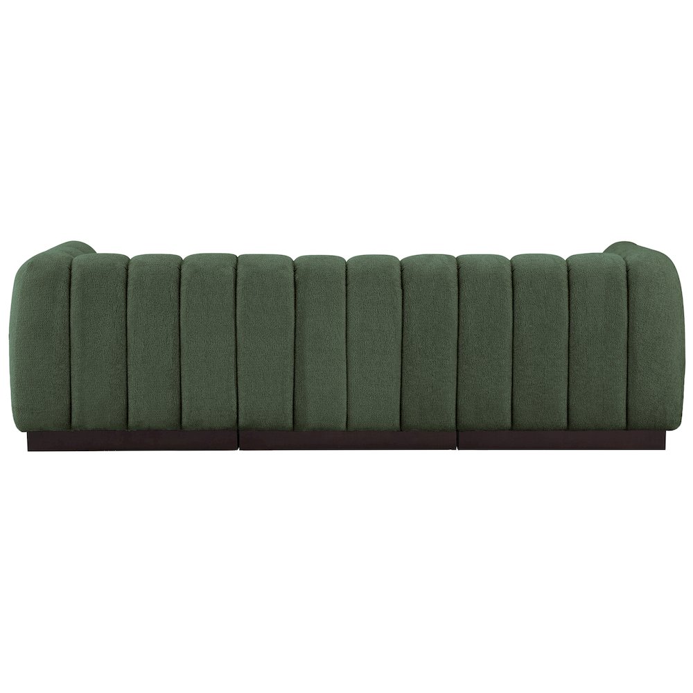 Quinn Green Chenille Fabric Modular Sofa. Picture 3