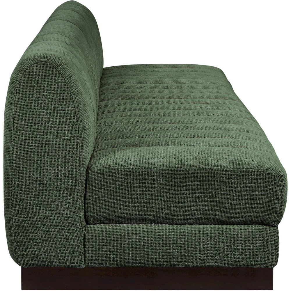Quinn Green Chenille Fabric Modular Sofa. Picture 7