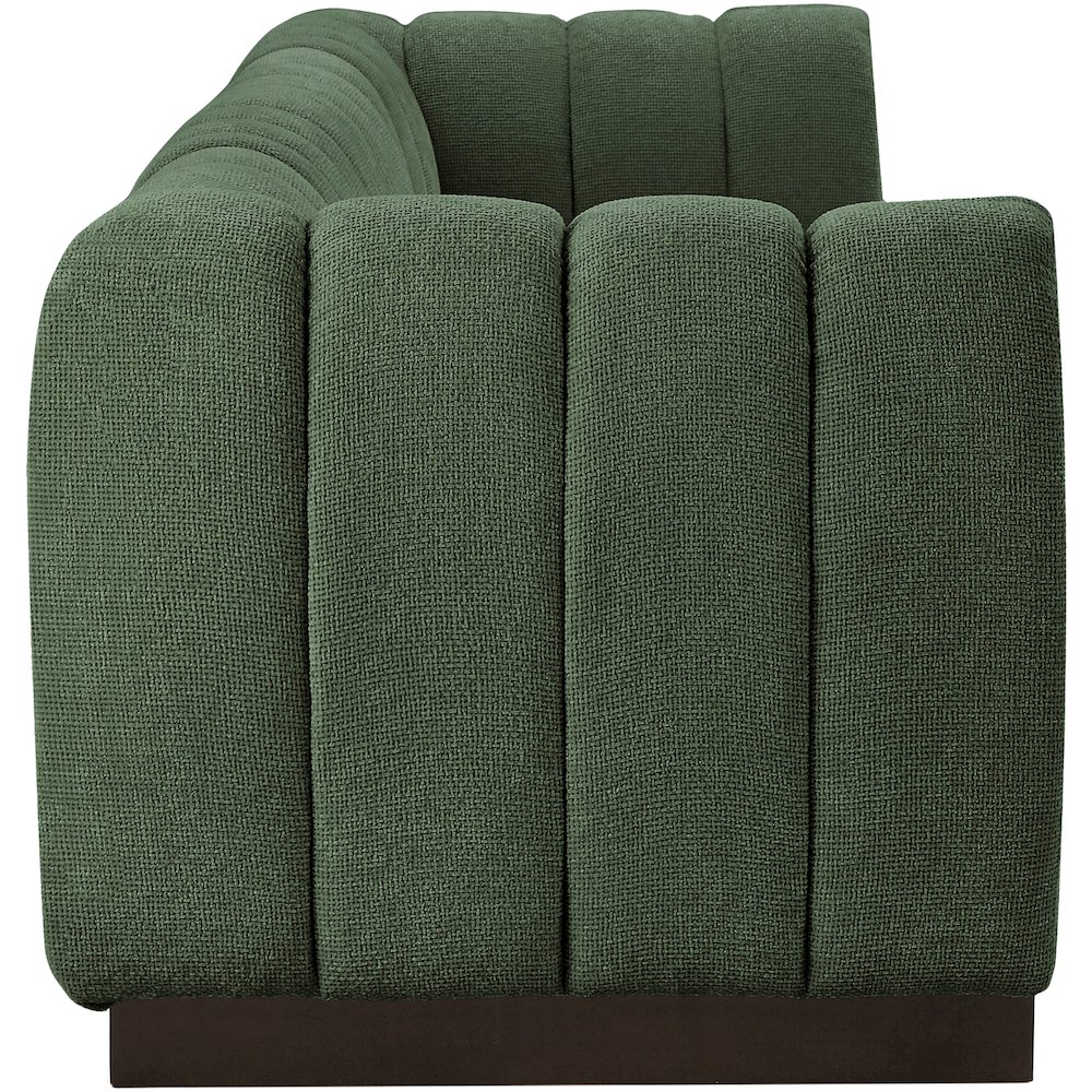 Quinn Green Chenille Fabric Modular Sofa. Picture 7
