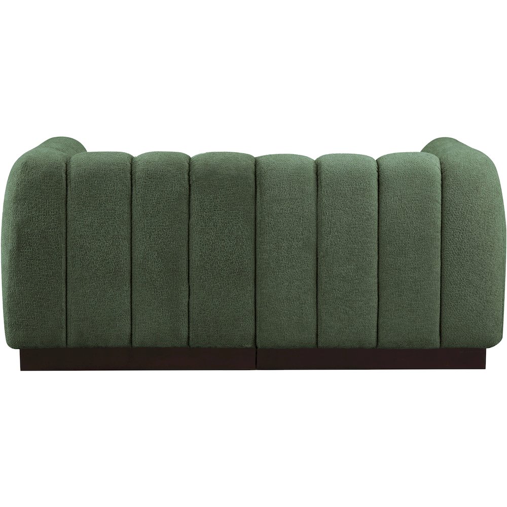 Quinn Green Chenille Fabric Modular Sofa. Picture 3