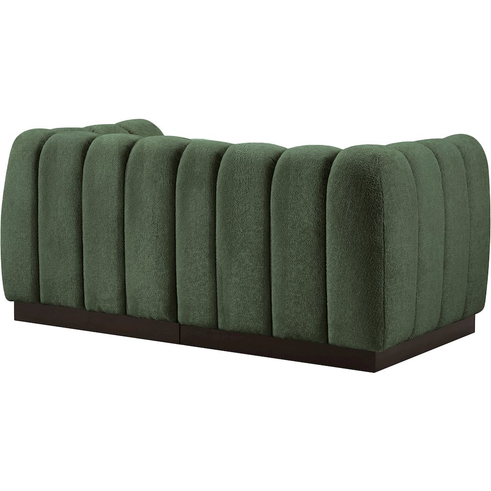 Quinn Green Chenille Fabric Modular Sofa. Picture 6