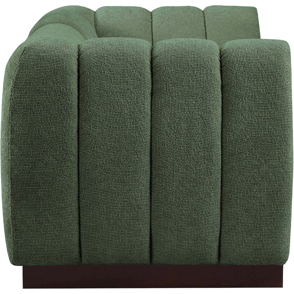 Quinn Green Chenille Fabric Modular Sofa. Picture 7