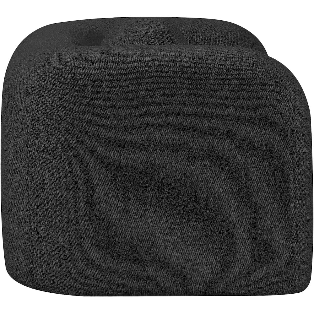 Emory Black Boucle Fabric Chair. Picture 6