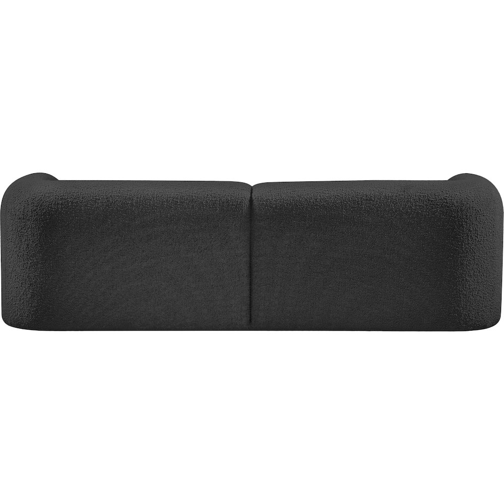 Emory Black Boucle Fabric Sofa. Picture 3