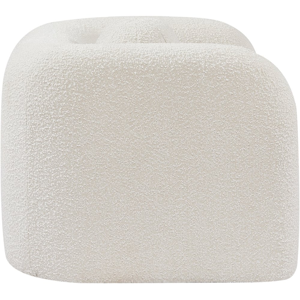 Emory Cream Boucle Fabric Chair. Picture 6