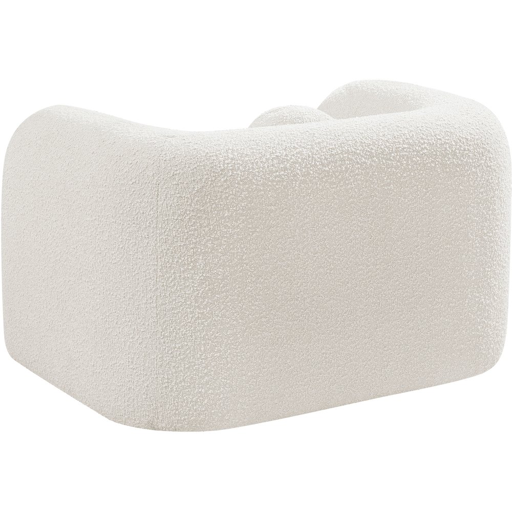 Emory Cream Boucle Fabric Chair. Picture 7