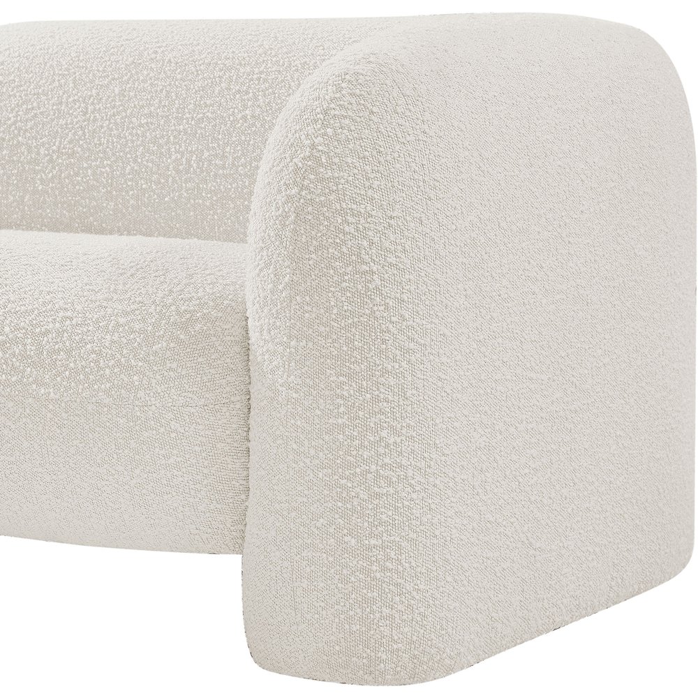 Emory Cream Boucle Fabric Chair. Picture 8