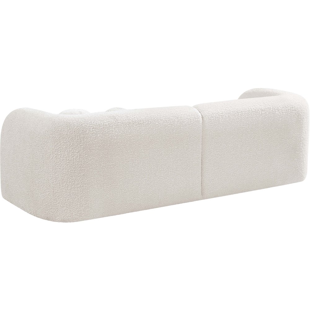 Emory Cream Boucle Fabric Sofa. Picture 7