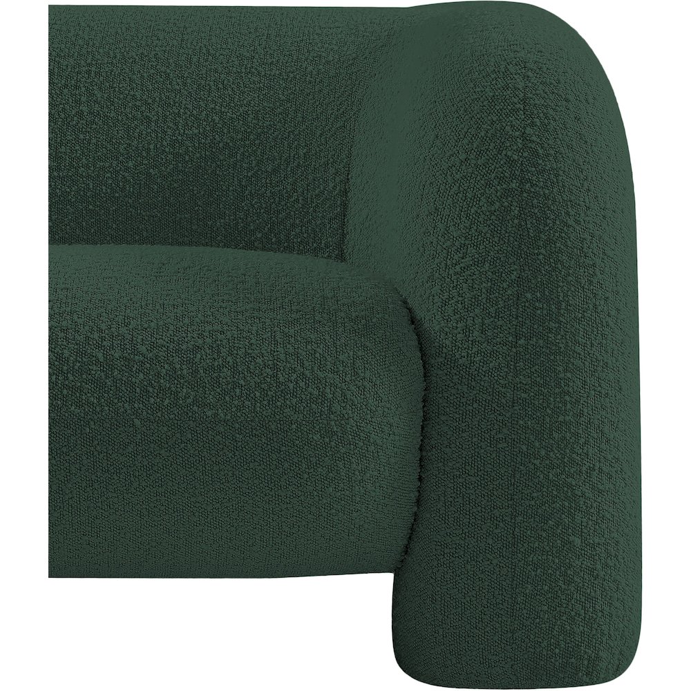 Emory Green Boucle Fabric Chair. Picture 10