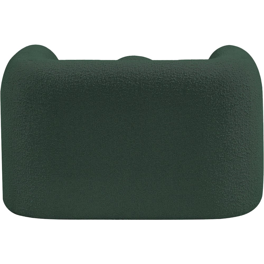 Emory Green Boucle Fabric Chair. Picture 3