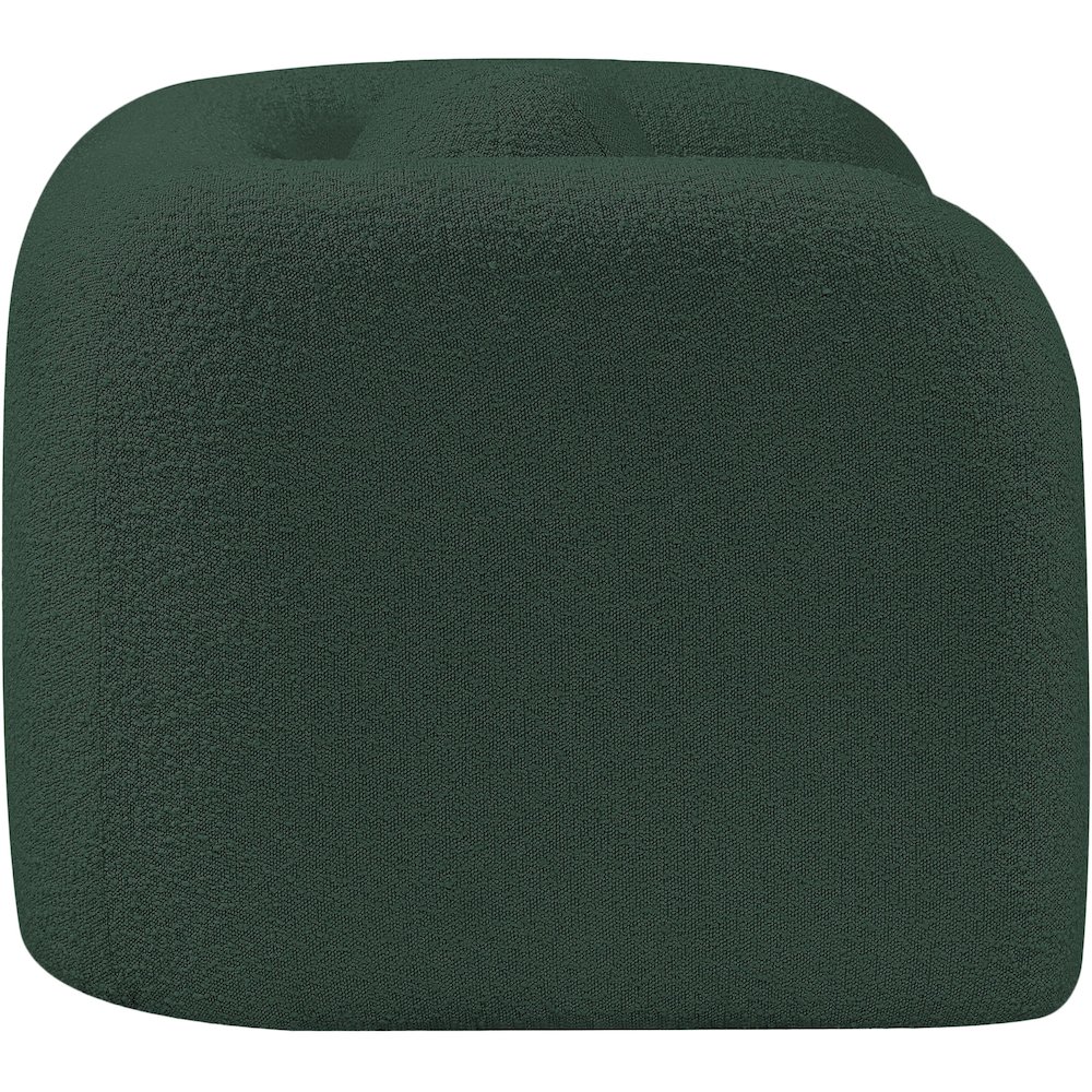 Emory Green Boucle Fabric Chair. Picture 6