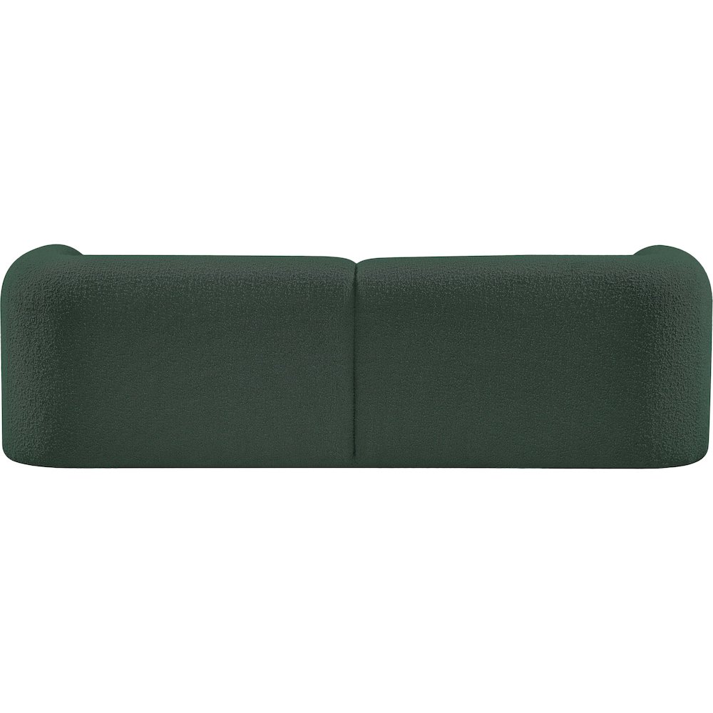 Emory Green Boucle Fabric Sofa. Picture 3