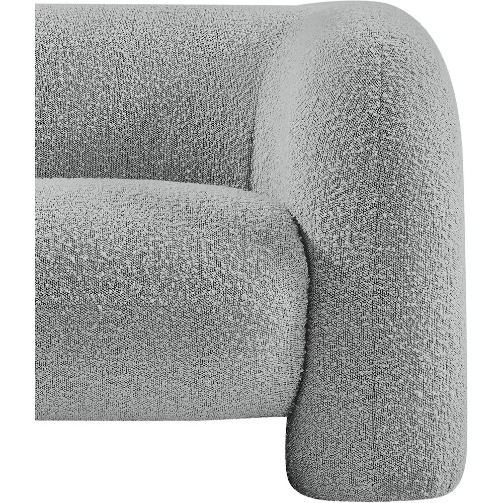 Emory Grey Boucle Fabric Chair. Picture 10