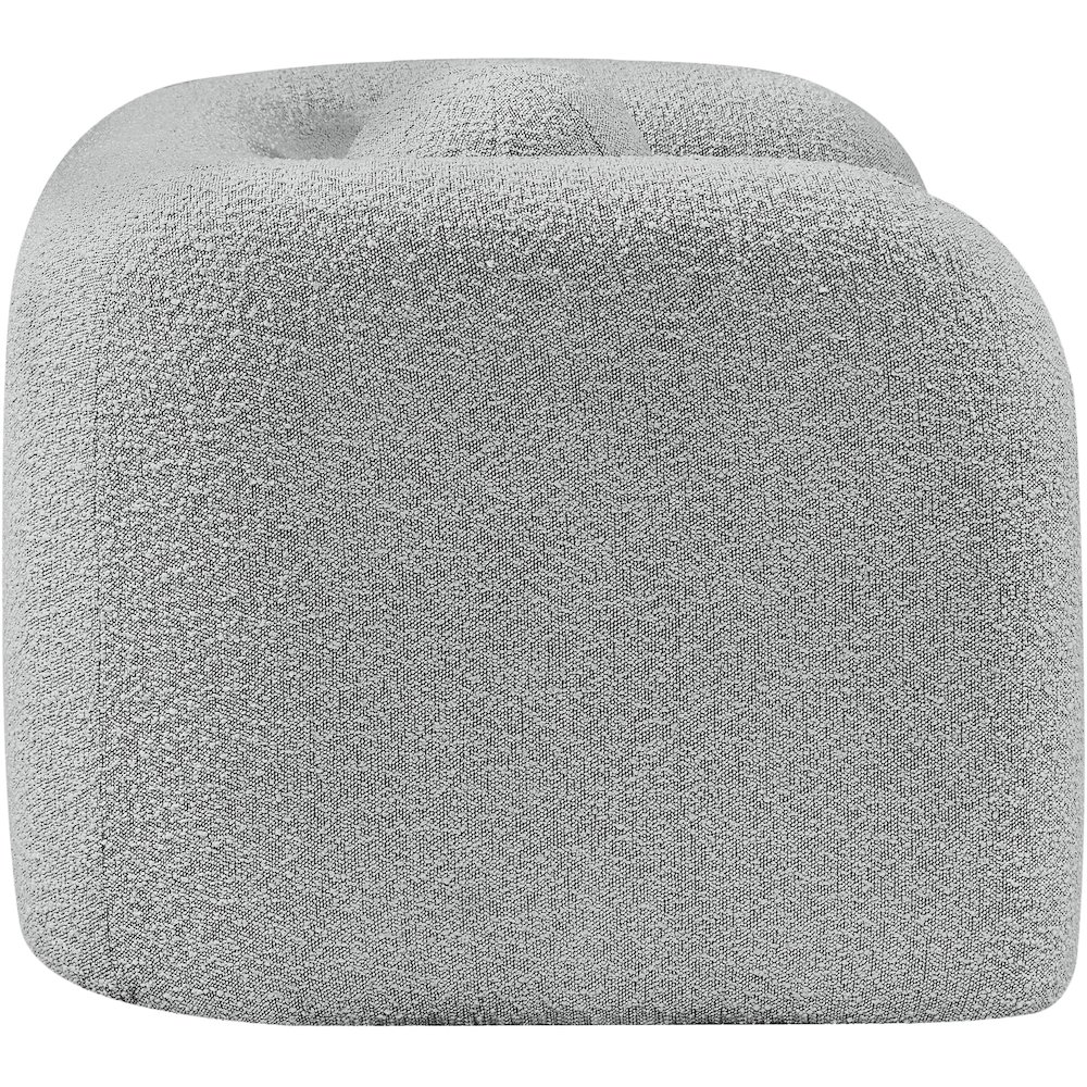 Emory Grey Boucle Fabric Chair. Picture 6
