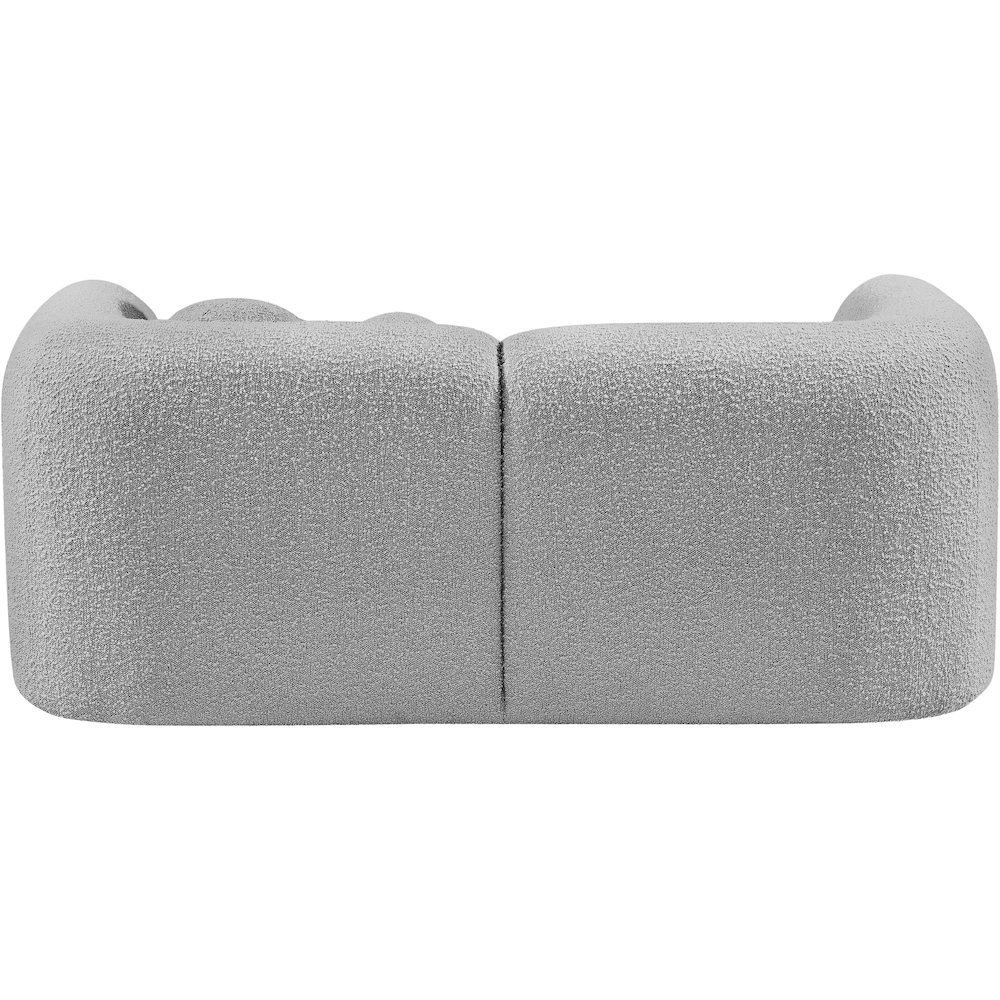 Emory Grey Boucle Fabric Loveseat. Picture 3
