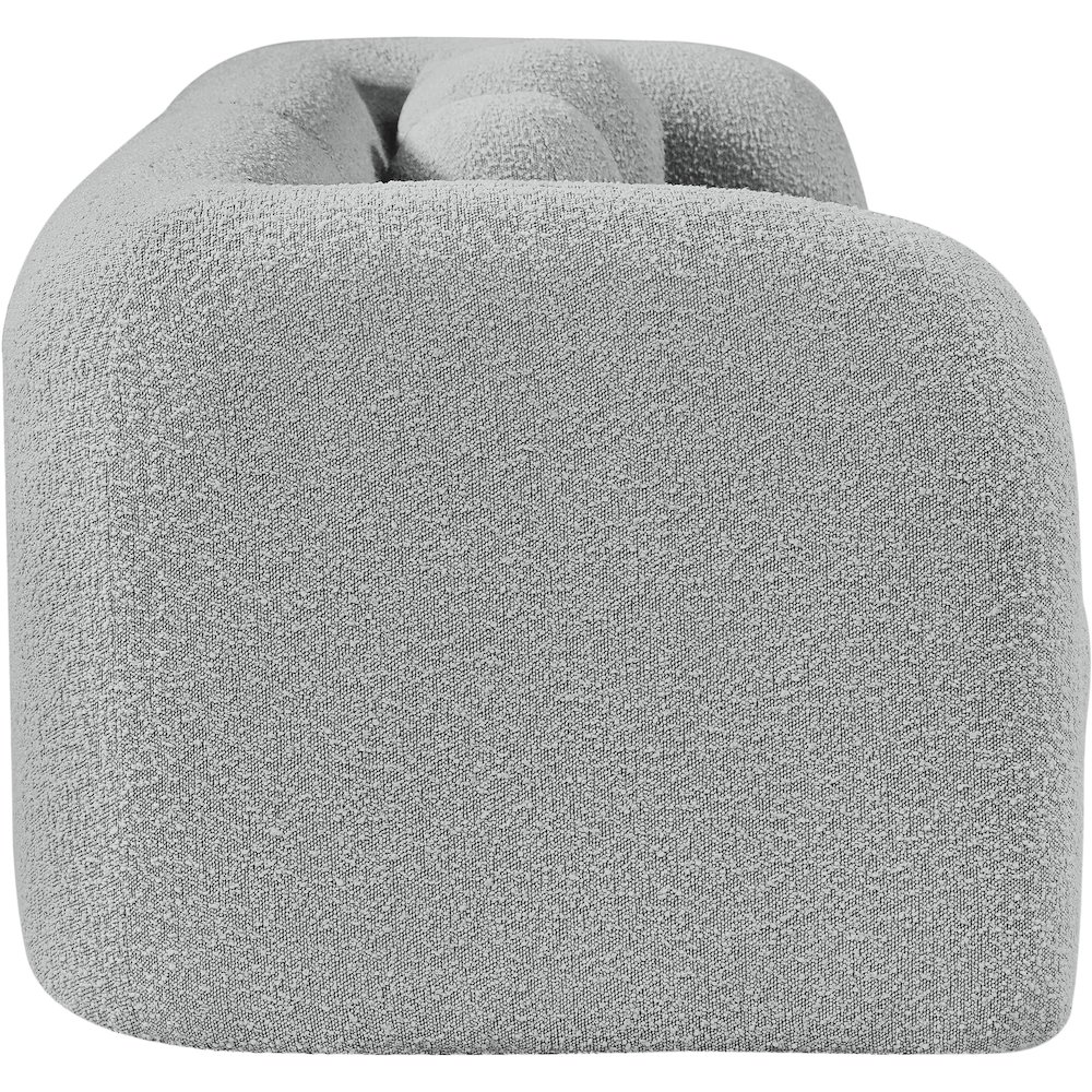 Emory Grey Boucle Fabric Sofa. Picture 6