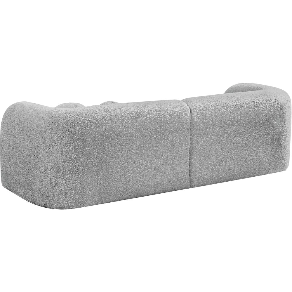 Emory Grey Boucle Fabric Sofa. Picture 7