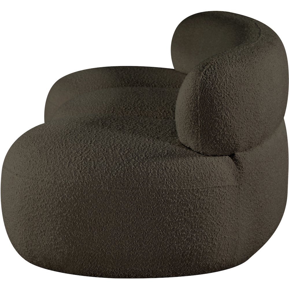 Venti Brown Boucle Fabric Sofa. Picture 7