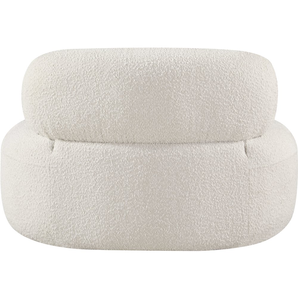 Venti Cream Boucle Fabric Chair. Picture 3