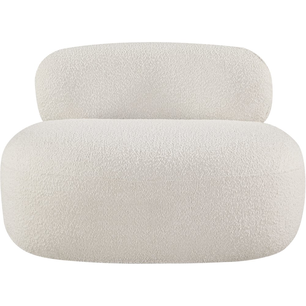 Venti Cream Boucle Fabric Chair. Picture 5