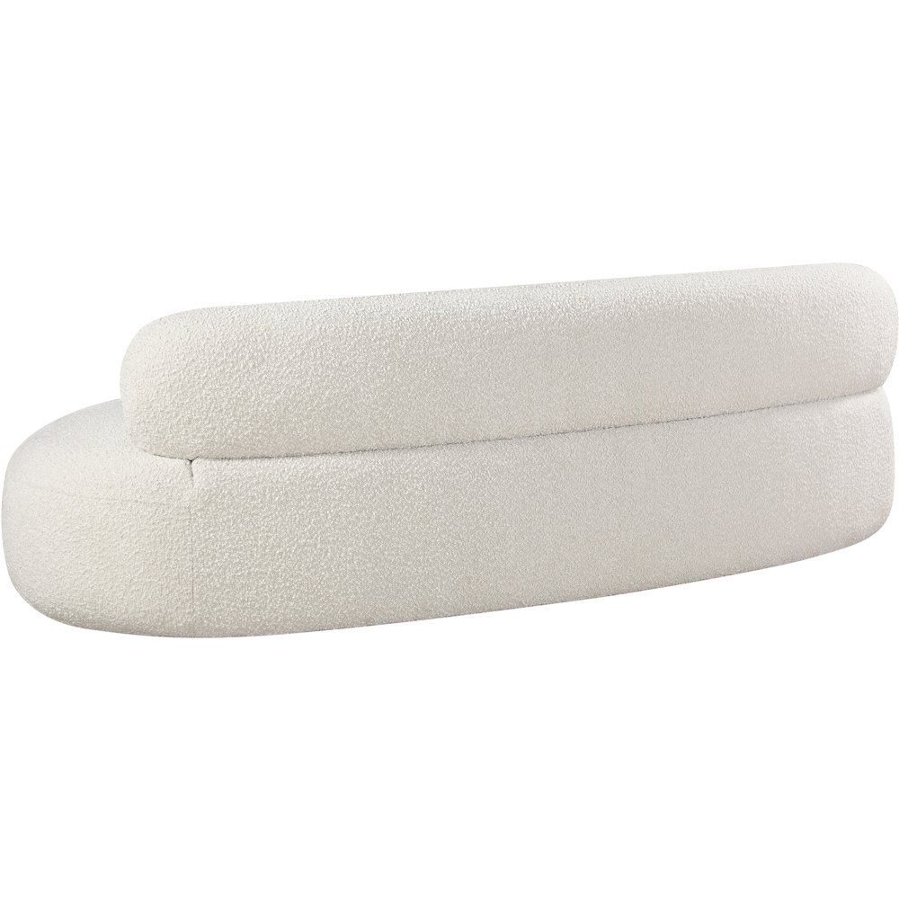 Venti Cream Boucle Fabric Sofa. Picture 4