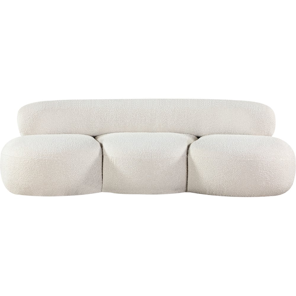 Venti Cream Boucle Fabric Sofa. Picture 5